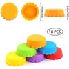 1PC Reusable Silica Gel Bottle Cap Sealed Beer Cap Vinegar Soy Sauce Bottle Soda Cola Cap Wine Protective Stopper