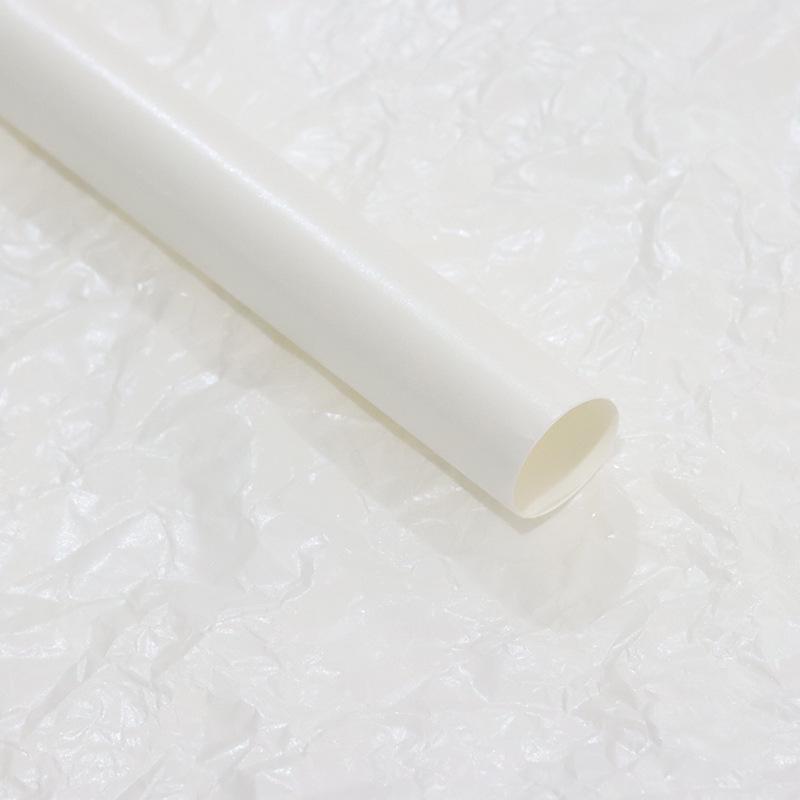 Perlmuttfarbenes Schnee-Birnen-Papier zum Einwickeln von Blumensträußen
