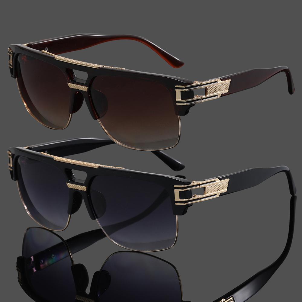 2PCS Couples Fashion Sunglasses Summer Party Vacation Golf Decorative Photo Shoot Holiday Gift for Men And Women XE3790