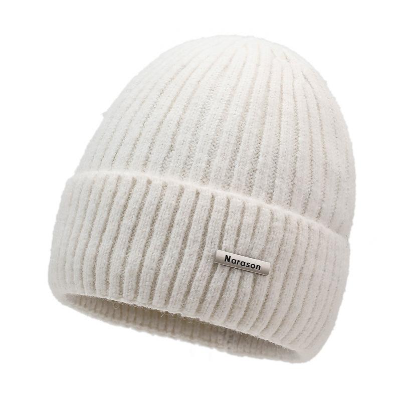 

Wool Hat Men Women Outdoor Hat Riding Warm Ear Protection Hat Winter Velvet Knitted Hat