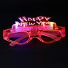 2025 Light up Glasses 2025 New Year Party Eyeglasses Decoration Photography Props for New Years Party Christmas Wedding