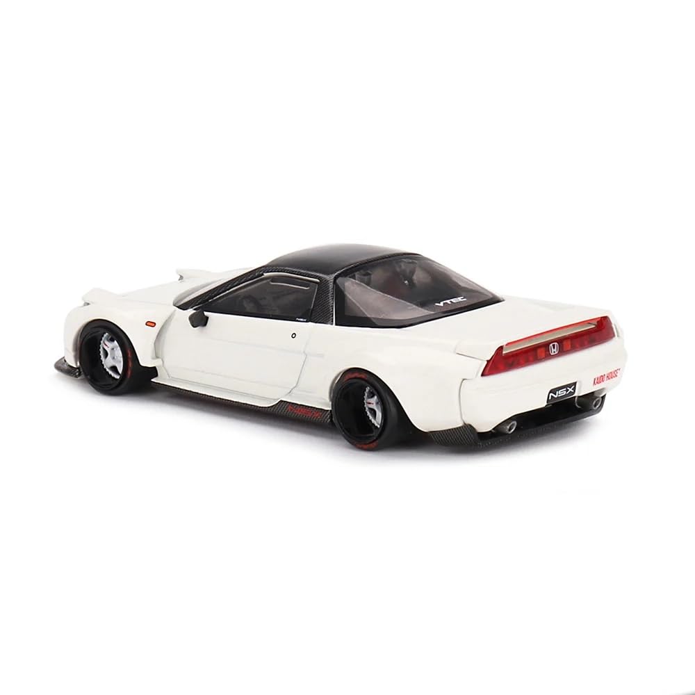 MINI GT Collectibles Diecast Model Car Honda NSX Kaido Works V2 White Limited Edition Diecast Model Car Kaido House KHMG148 1/64