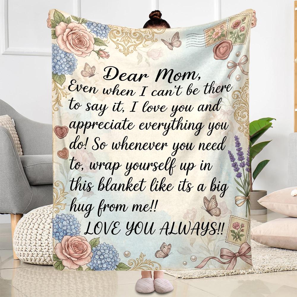 Best Mom World Blanket Soft Warm Cozy Great for Livingroom Office Chair Chair Four Seasons Multipurpose Stylish Decor Gifts For Family Or Friends