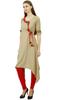 Phagun Angrakha Style Rayon Womens Tunic Kurta Pom-Pom Designer Kurti Top Indian