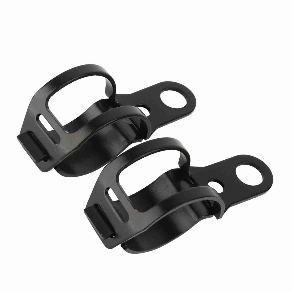 Motorbike Turn Signal Mount Bracket 30 43mm Fork Relocation Clamps Black HNH