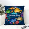Classic Japanese Geisha Marine Day Pillow Case Linen Pillow Case Sofa Home Decor Cushion Cover Cushion Cove