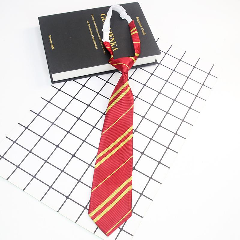 Uniform Striped Jacquard Lazy Free Tie Men And Women Matching College Leisure College Style Clothing Accessories