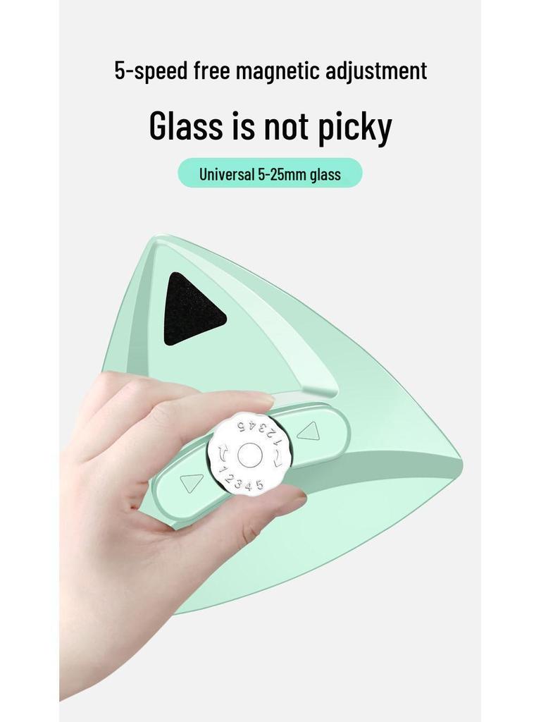 Multifunctional Magnetic Double-Sided Glass Cleaner Robot