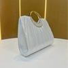 Dinner Bag, Pleated Hand-held Banquet Bag, Romantic Wedding Bag, Evening Dress Bag, Formal Dress Bag, Party Bag Casually