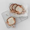 Cute Bread Doll Coin Purse Mini Pouch Keychain