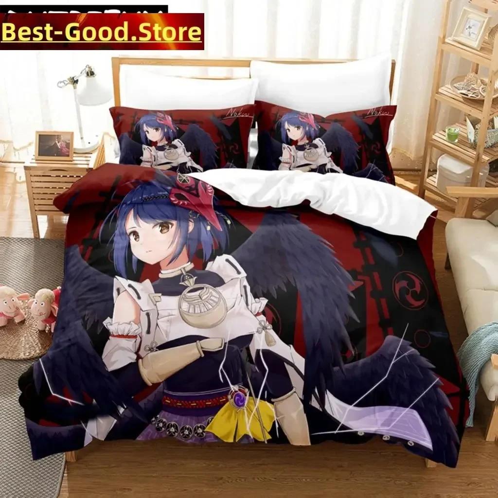 

Comforter Hot Game Genshin Impact Bedding Set Printed Bed Set With Bed Soft Single Double For Queen Super King Size Comforter (quilt)-EU Single(135*200cm)3pcs