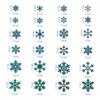 Happy New Year Christmas Wall Winter Snowflake Window Glass Stickers Merry Christmas Decors