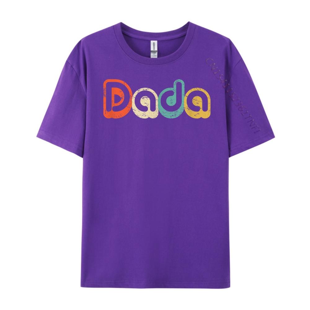 Father Day For New Dad Him Papa Grandpa Dada Graphic Tee Cotton Funny T Shirts