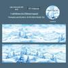 Winter Scenery Rainbow Light Tape: 6 Stylish Designs - Winter Overture Sticker Series