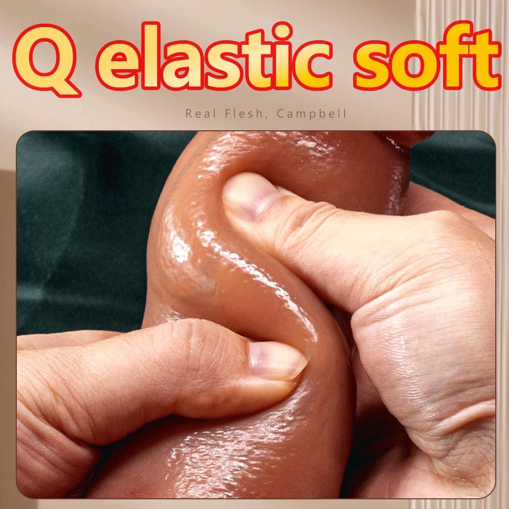 Super Strong Blue Rib Protrusion Simulation Electric Penis Dildo Masturbator Wireless Remote Control Heating Retractable Swing Sex Toys