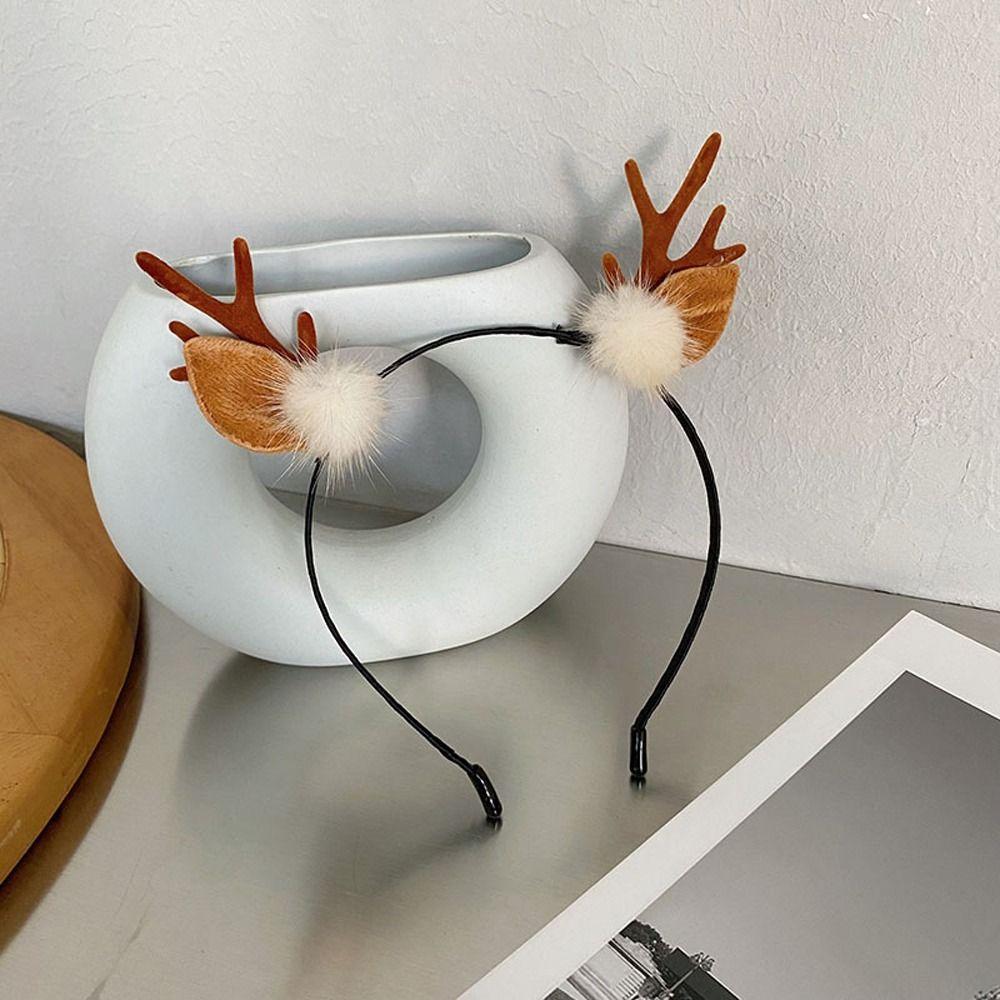 Xmas Headdress Kids Merry Christmas Decor Antlers Headband Hair Accessories Christmas Hair Hoop