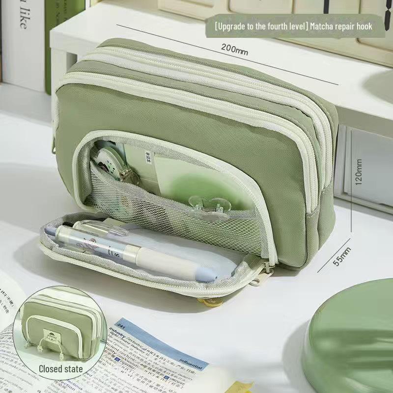 Stylish Large Capacity Dog Design Pencil Case for Students, Office Use