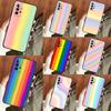 Colorful Rainbow Stripe Case For Samsung Galaxy A53 A33 A13 A14 A34 A54 A31 A51 A71 A12 A22 A32 A42 A52 A52S Coque