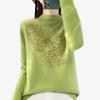 Women Sweaters Thick Warm Autumn Winter Mock Neck Pullovers Long Sleeve Basic Jumper Knit Bottoming Shirt Sweater
