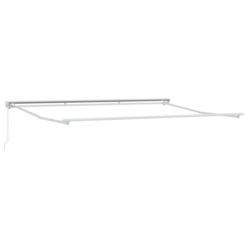 Manual Retractable Awning Cream 4.5 x 3.5 m