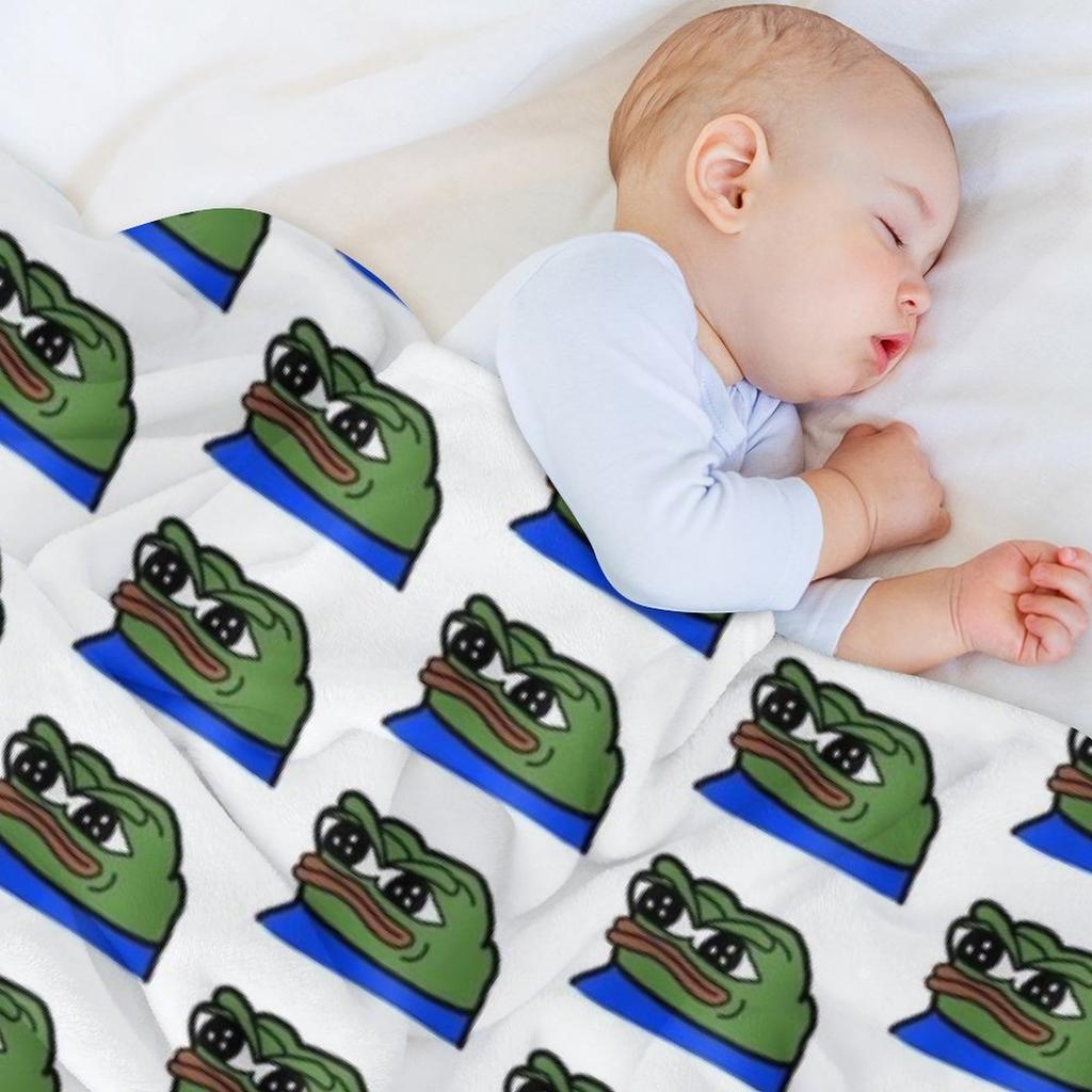 peepoWTF Throw Blanket Sofa Throw Luxury Brand halloween Plush Blankets