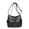 Fashionable Large-capacity Woven Crossbody Bag, Simple and Elegant Multi-layered Mom Bag