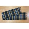 Used Johnstons 100% Cashmere Check Scarf Made in UK