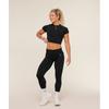 Gymshark Interval Seamless Short Sleeve Crop Top Black B6b1k Bb2j