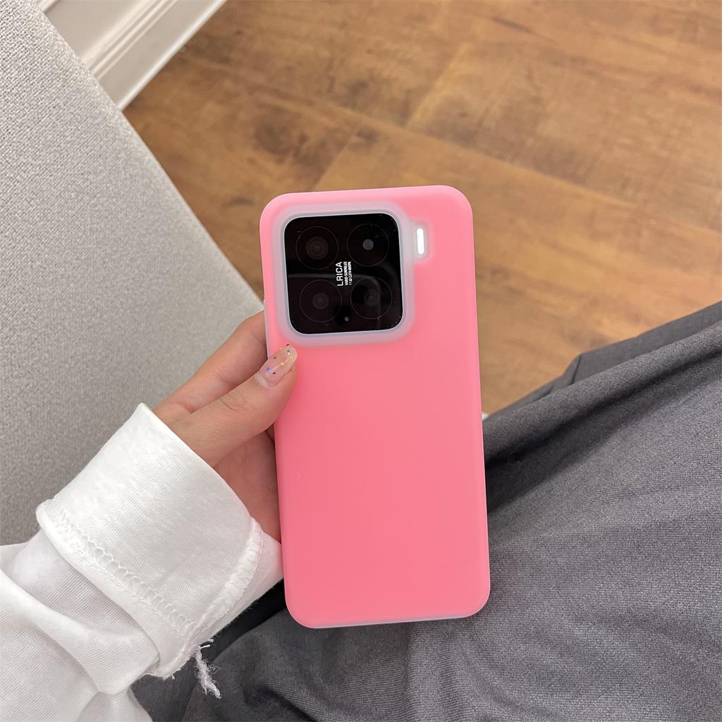 Fashion Jelly Liquid Silicone Neon Matte Skin Case For Xiaomi Mi 15 14 13 K70 Ultra K80 Pro Official Candy Color Shockproof Capa