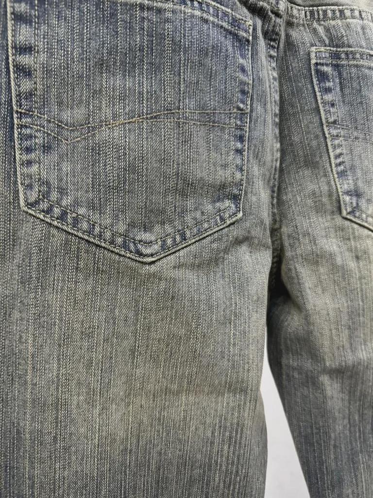 Essentielle Haute Couture Bootcut Distressed Bambus-Baumwoll Schlagjeans