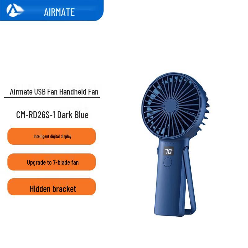Airmate USB Handheld Desk Fan with Digital Display