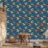 Crocodiles and skateboards wallpaper for living room and bedroom 50x1000
