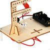 Wooden Science Experiments Toys School Projects Sturdy Teaching Props Alarm Puzzle