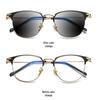 Unisex Smart Photochromic Presbyopic Glasses: Fashionable, HD, Anti-Blue Light, Ultrathin Design
