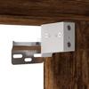 3 Piece Bathroom Furniture Set Smoked Oak Wood Based Material