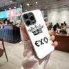 K-Kpop E-EXO Handyhülle Für IPhone 17 Pro Max 15 Pro 16 14 Plus 12 13 Mini 11 Pro Stoßfeste Galvanisierte Glasabdeckung