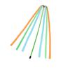 Cat Wand Toy Interactive Soft Colorful Strings Boredom Relief Kitten Teaser Stick for Indoor