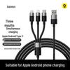 Baseus Star Speed Series 3-in-1 Fast Charging Data Cable