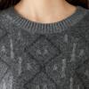 Srcr Women's 100% Cashmere Jacquard Sweater