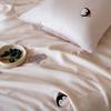 High-End Lyocell Embroidered Summer Cool Double Quilt & Blanket Set
