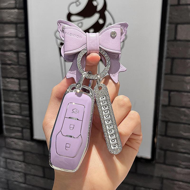 Tpu Car Remote Key Case Cover Protect Shell Fob For Ford Focus 3 4 St Mondeo 5 Mk5 Mustang F-150 Explorer Edge Fiesta Kuga Mk3 4
