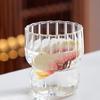 250ML Ins Iced Milk Coffee Glass Cups Ribbed Drinking Glasses Glassware for Cocktail Beer Soda Juice Home Bar Party Gift