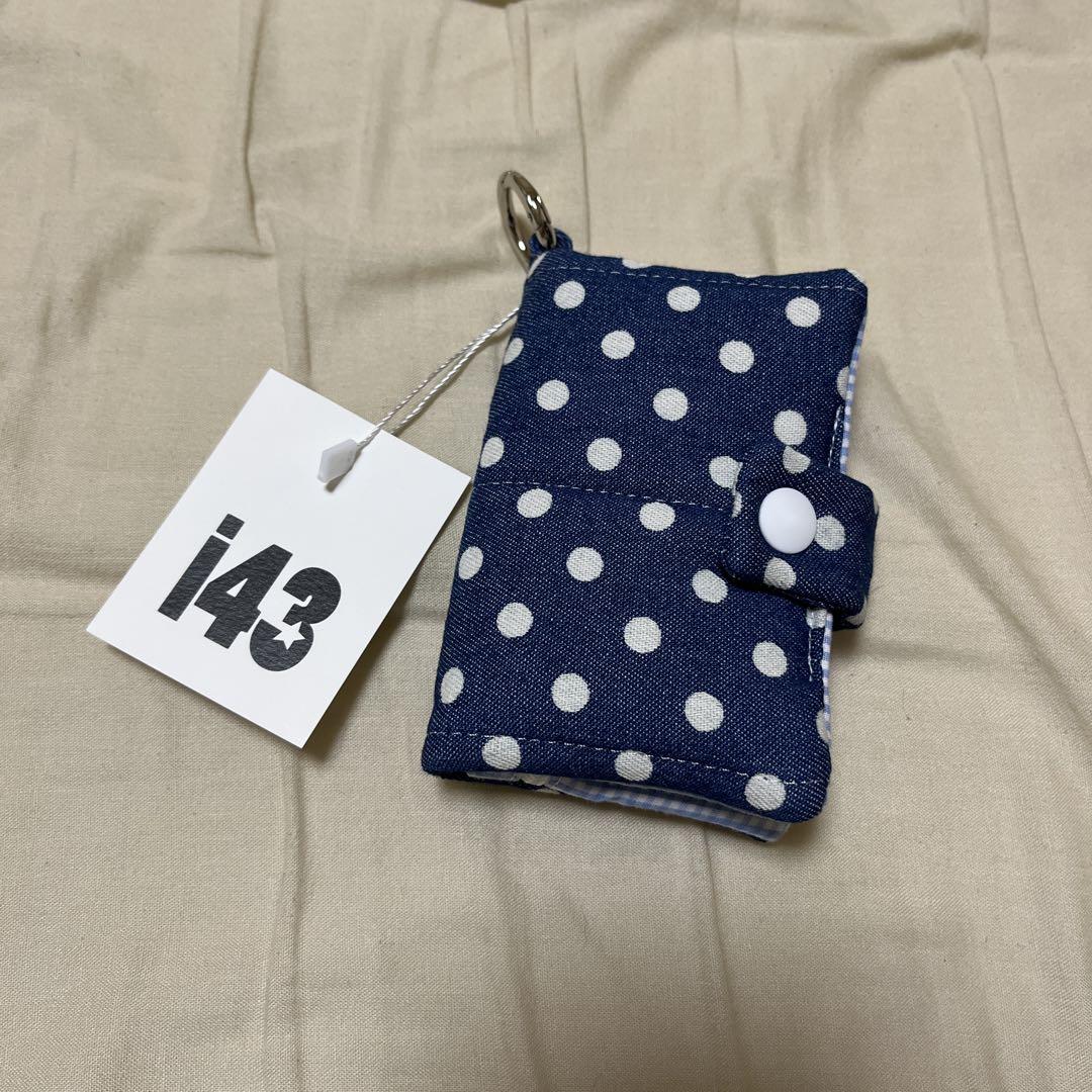 

[USED] i43 Comfy Wallet, Dot Denim Pouch, Korea, Popular