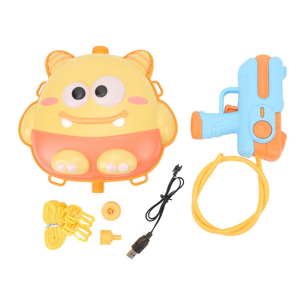 Backpack Water Fighting Toy Portable Plastic Large Capacity Long Range 500mah Leak Proof Adjustable
