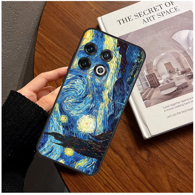 Noite Estrelada de Van Gogh Para Capa OnePlus 10R 12R 13R 10T 8T 11 12 13 Para OnePlus Nord 5 CE 2 3 4 Lite N10 N20 N30