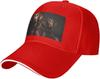 Chocolate Labrador Retriever Dogs Baseball Cap Adjustable Polyester Casual Sun Protection Dad Hat