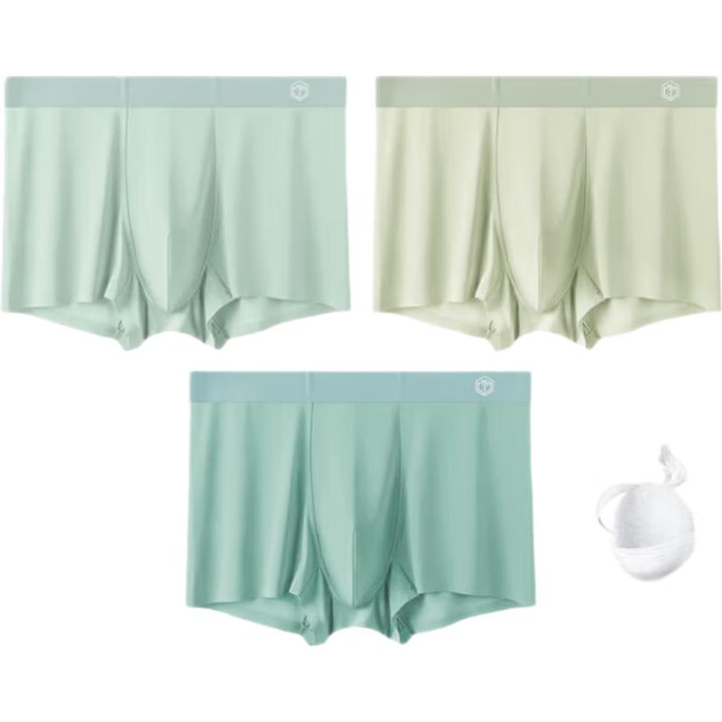 

Мужские боксеры-брифы JD Zhizao из ледяного шелка с антибактериальным эффектом M