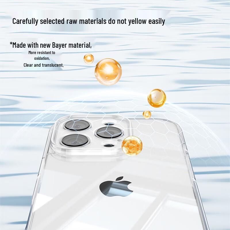 Pisen Transparente Stoßfeste Hülle für iPhone 16 Plus