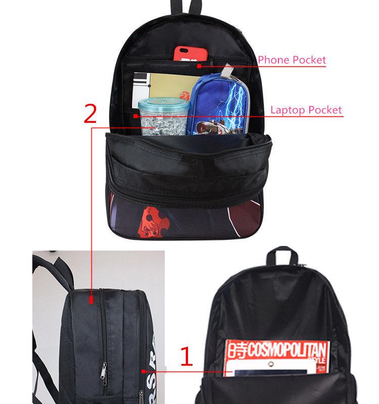 Dinosaur Backpack For Kids - Lightweight School Bag For Boys & Girls, Water Resistant, Multi-Pocket, Travel Daypack - View #9