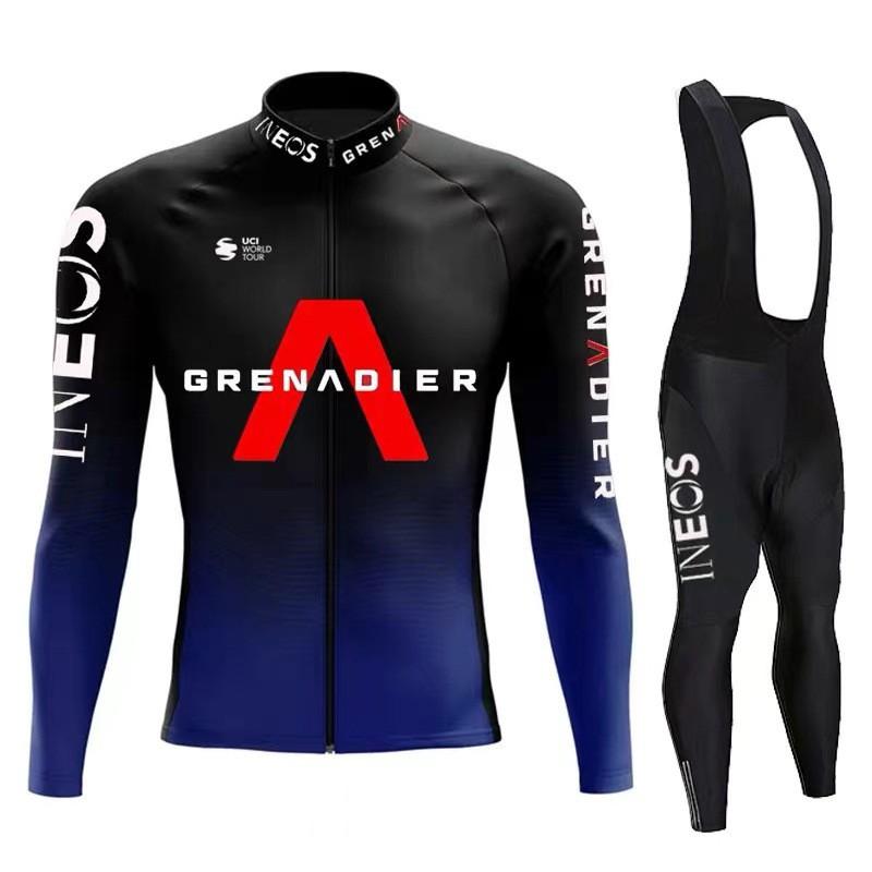 Mens Winter Thermal Cycling Jersey Set